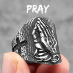 Religion Jesus Skull Ring — Stainless Steel
