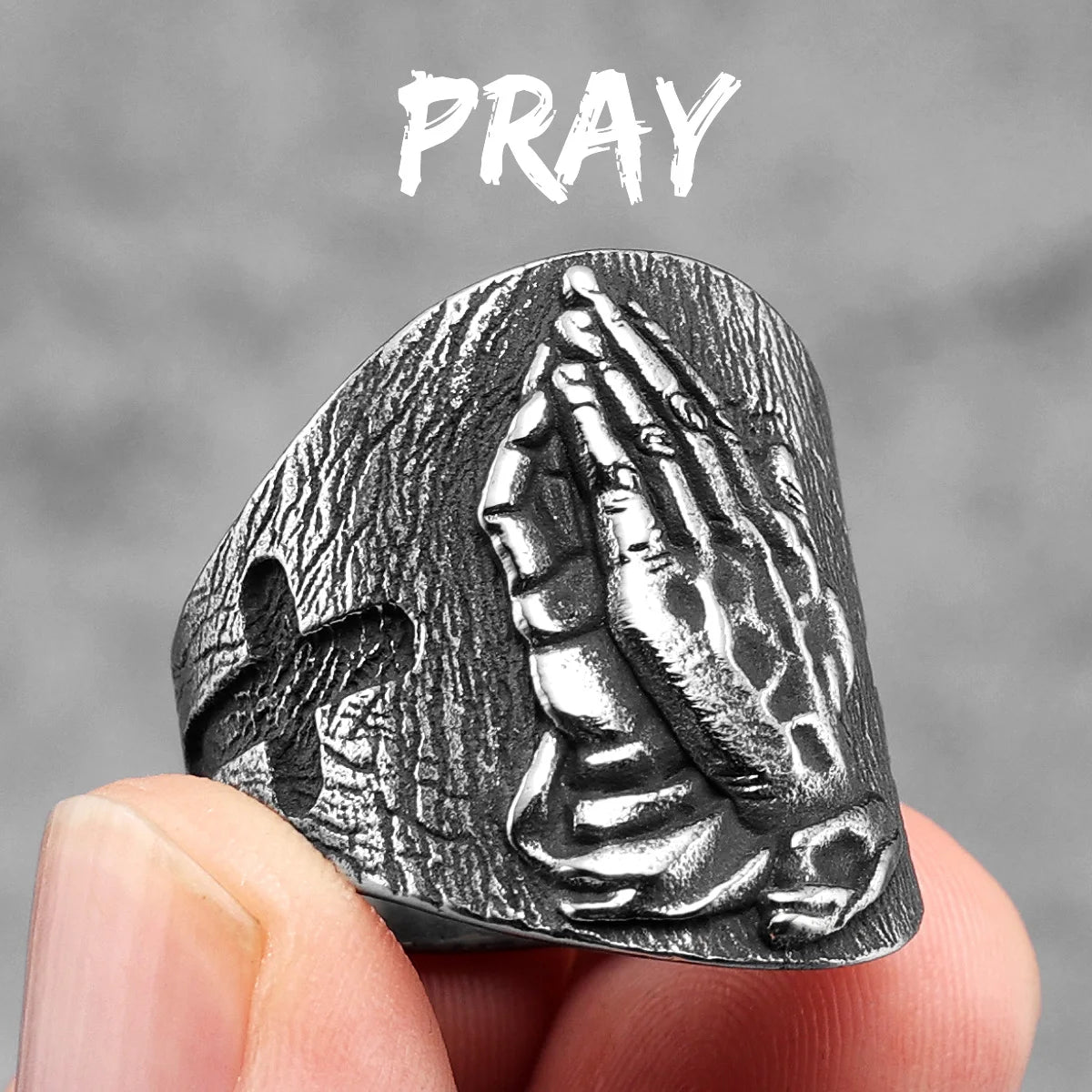 Religion Jesus Skull Ring — Stainless Steel