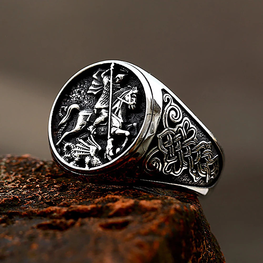Ring Gothic Dragon Stainless Steel