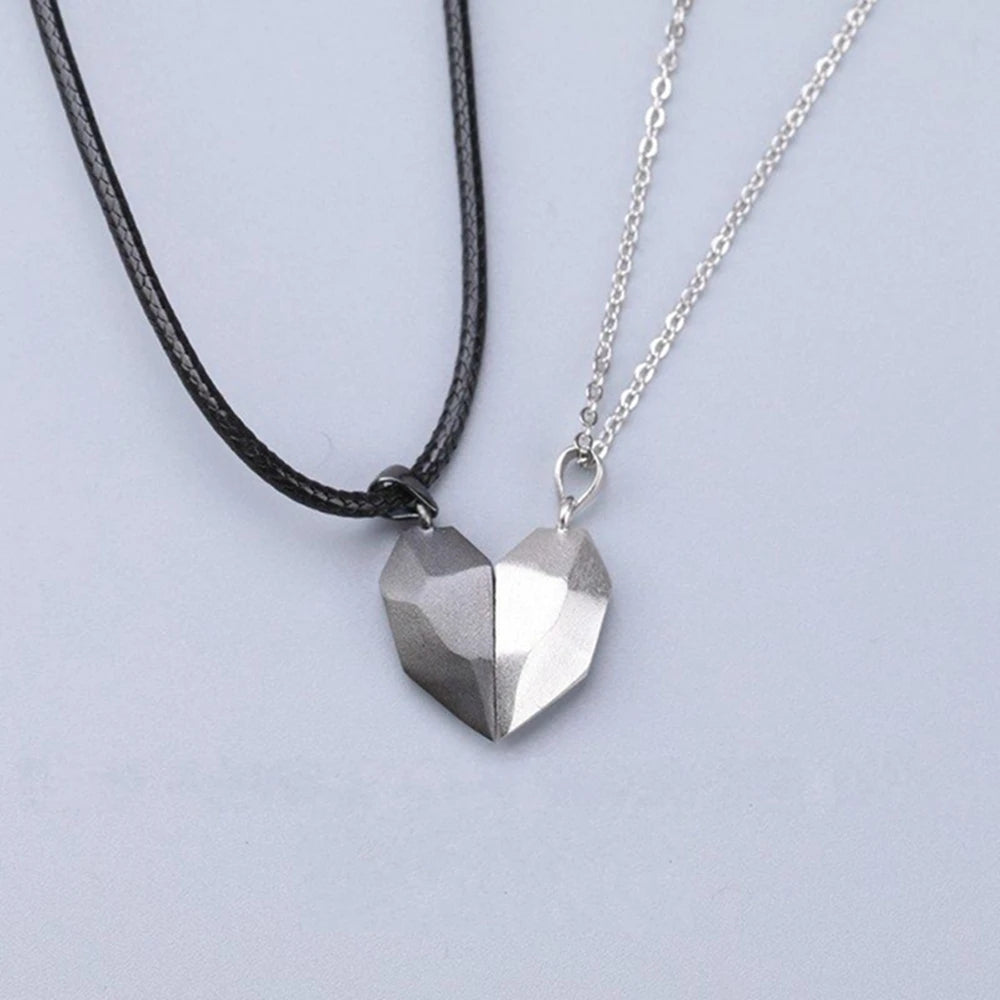 Magnetic Heart Pendant Necklace