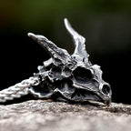Dragon Skull Pendant Necklace