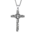 Jesus Cross Pendant — Stainless Steel