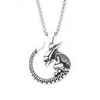 Alien Skull Pendant — Stainless Steel