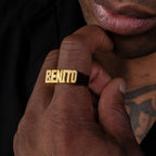 Custom Gothic Rings Men Luxury Stainless Steel Hip Hop Ring Personalized Chunky Knuckle Rings Wedding Jewelry Anniversary Gifts