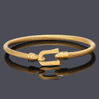 Rope Chain Bracelet — Stainless Steel, Black, Gold or Silver