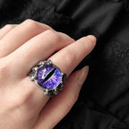 Demon Eye Steel Ring Skeleton Trendsetter Single