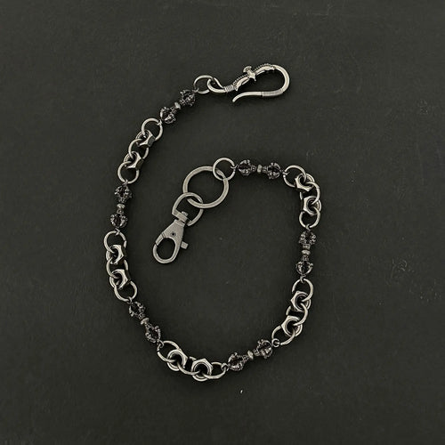 Biker Eagle Charm Trouser Chain Necklace — Stainless Steel