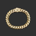 Gold Monaco Chain Necklace 12/15/20MM
