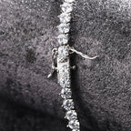 Iced Out Round Tennis Chain Necklace — Copper Alloy