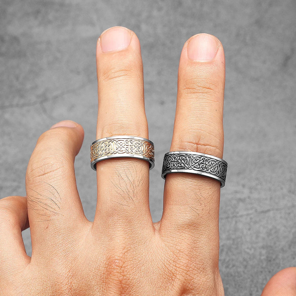 Celtic Knot Ring — Stainless Steel
