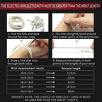 Punk Braided Biker Chain Bracelet — Stainless Steel, 18.5-21.5cm