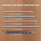 Moissanite Tennis Bracelet 2mm — Gold