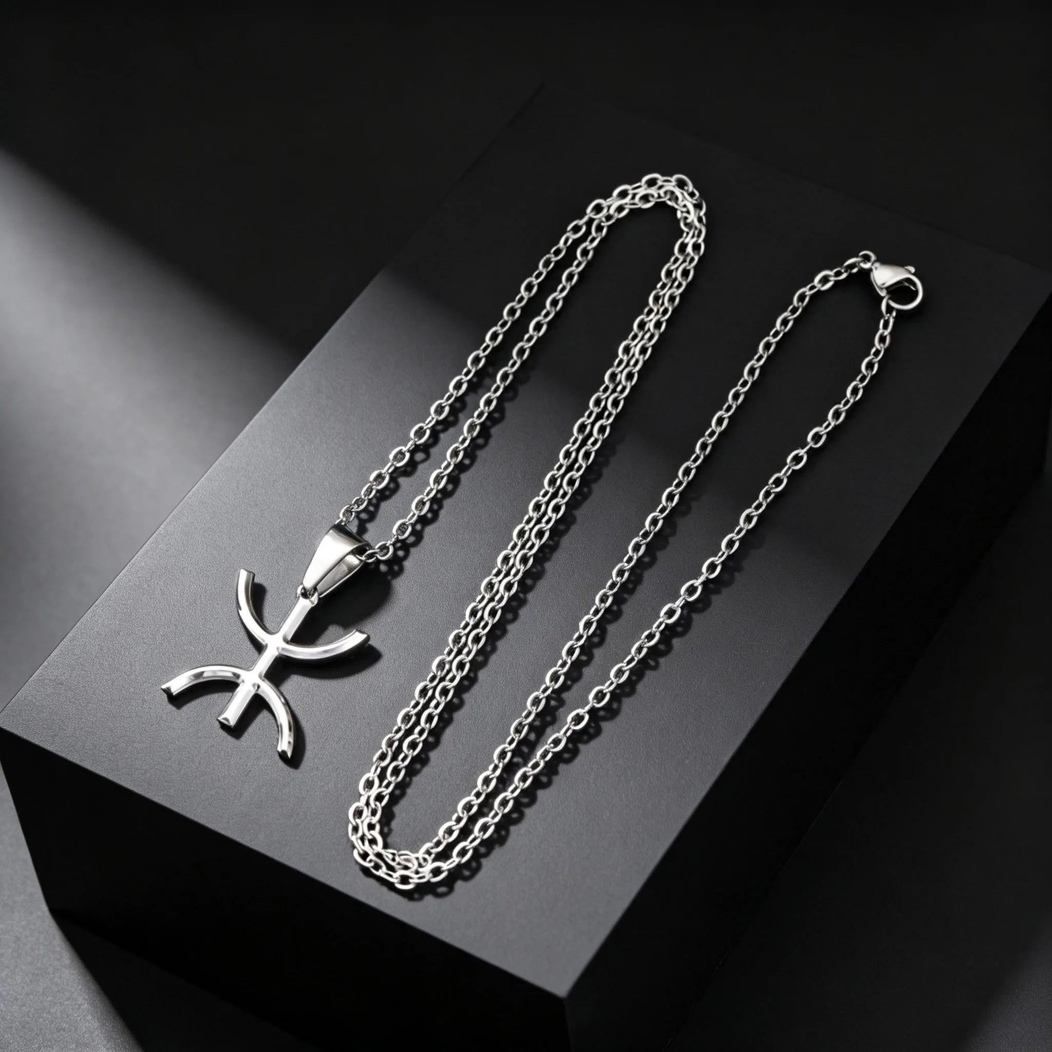 African Berbers Symbol Necklace — Stainless Steel