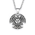 Valknut Steel Pendant Vikings Triangle Celtic