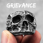 Various Skull Rings 316L Stainless Steel Men Skulls Ring Simple Skeleton Punk Rock Party for Rider Male Friend Jewelry Best Gift