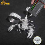 Scorpion Pendant Necklace — 20in Rope Chain Length