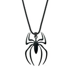  Stainless Steel Simple Personalized Spider Keychain Pendant Men and Women Fashion Party Pendant Necklace Charm Gifts