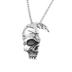 Gothic Skull Pendant Necklace — Stainless Steel