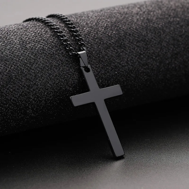 Minimalist Pendant Chain Necklace — Stainless Steel