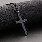 Minimalist Pendant Chain Necklace — Stainless Steel