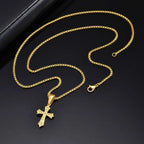 Cross Stainless Steel Pendant Necklace