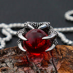 Dragon Claw Stainless Steel Pendant Necklace