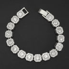 Tennis Steel Bracelet 13MM Wide Full Zircon