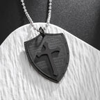 New Gold Color Crucifix Image Men\\'s Pendant Christ Miami Cuban Religious Necklace for Daily Wear Fashion Jewelry Accessories