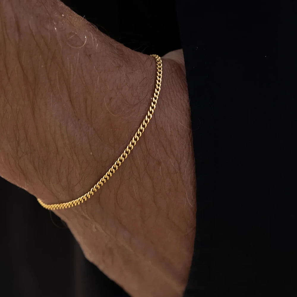 Cuban Chain Bracelet — Gold