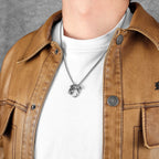Flying Dragon Pendant Necklace — Stainless Steel