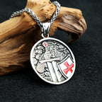 Knights Templar Cross Pendant — Stainless