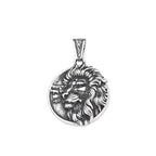 Lion Viking Steel Pendant Nordic Punk Biker Animal