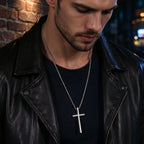 Jesus Cross Philippians Bible Verse Necklace — Stainless Steel