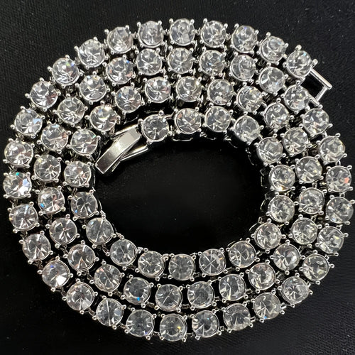 4mm Tennis Chain Necklace & Bracelet Set — Two-Tone