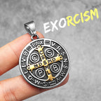St. Benedict Pendant Necklace — Stainless Steel