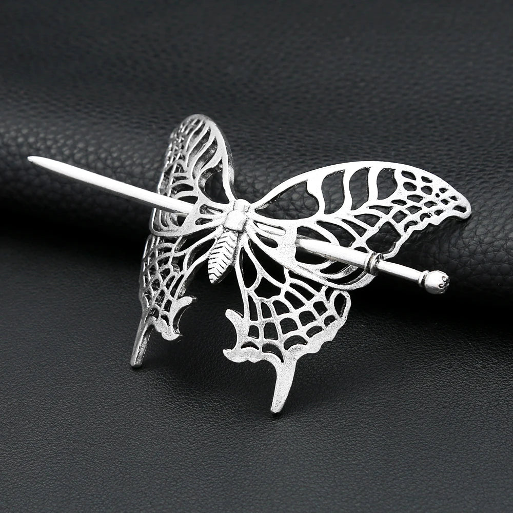 Butterfly Hair Clip — Stainless Steel