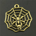 Boho Spider Web Charms Pendant Female Jewelry Bulk Cheapest Items