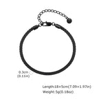 Minimal Mesh Chain Bracelet 8mm — Stainless Steel