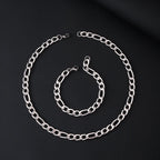Figaro Steel Chain 316L 5mm/7mm/9mm