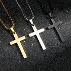 Minimalist Pendant Chain Necklace — Stainless Steel