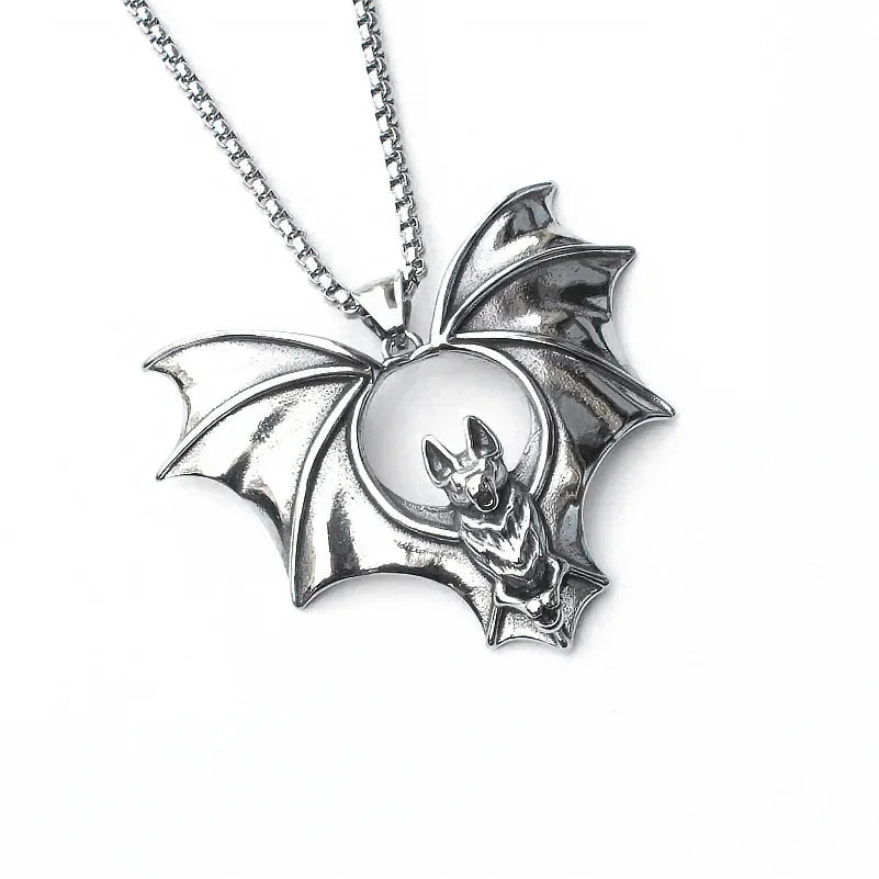 Titanium Steel Crusader Cross Necklace, Black Coated Sword Pendant, Adjustable 60cm Chain, Gothic Gift for Men Women