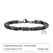 Byzantine Link Bracelet — 316L Stainless Steel