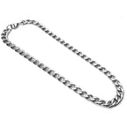 Men's 925 Sterling Silver Necklace 2/4/6/8/10/12MM 40-75cm Face Chain Necklace Lobster Clasp Men Women Engagement Jewelry Gifts