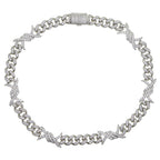 Iced Out Bling Miami Cuban Chain Necklace Gold Silver Color CZ Cubic Zirconia Link Men Women Hip Hop Jewelry