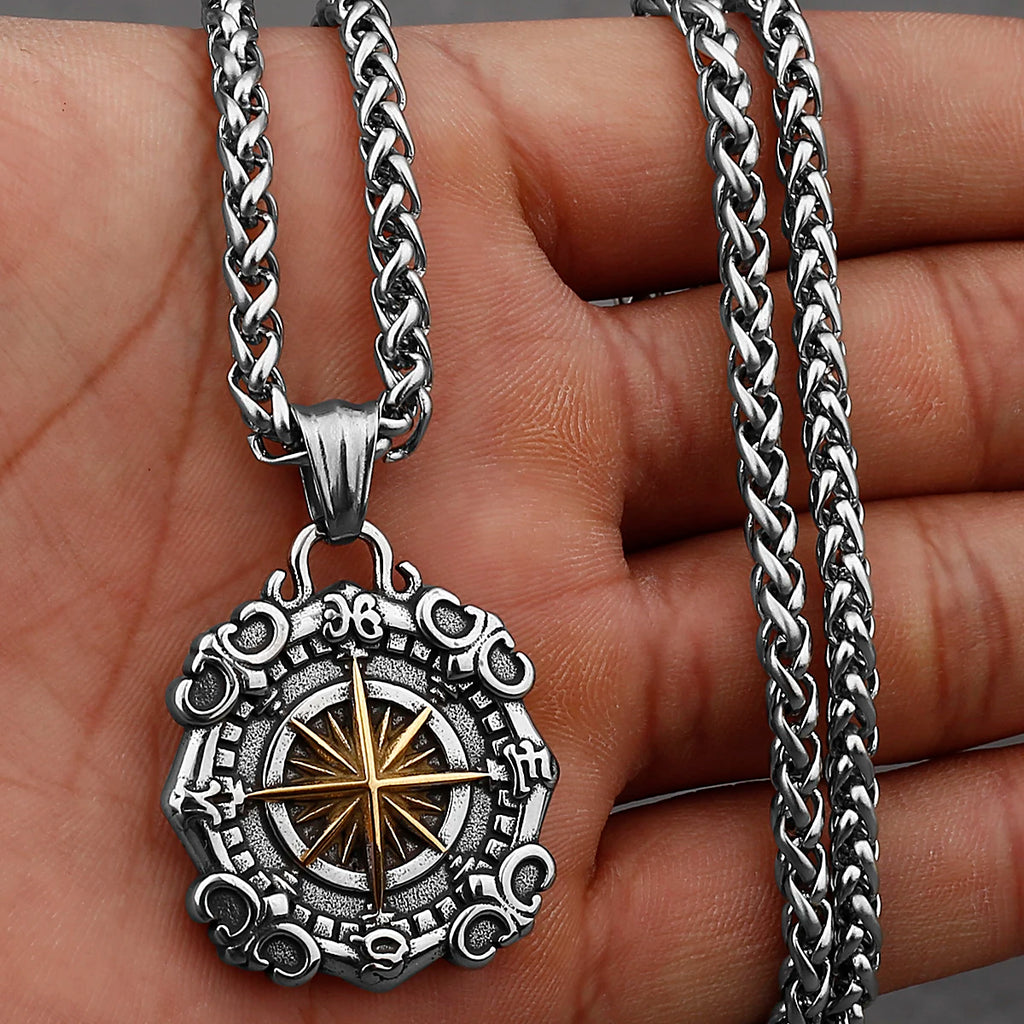 Minimal Pendant Necklace — Stainless Steel