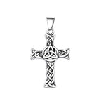 Fashion 316L Stainless Steel Christian Cross Necklace For Men Women Hip Hop Cool Religious Charm Pendant Punk Jewelry