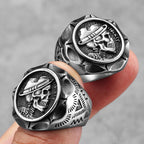 Retro Skull Ring — Stainless Steel