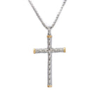 Cross Pendant Necklace — Stainless Steel