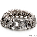 316l Stainless Steel Link Chain Man Bracelet for Men Punk Rock Gothic Vintage Biker Jewelry Price Men's Bracelets Boys
