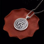 Silver-Tone Phoenix Pendant Necklace — Hollow Out